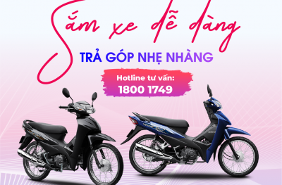 MUA TRẢ GÓP XE HONDA WAVE ALPHA